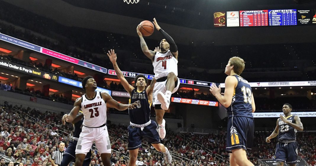 Louisville cruises past Kent State