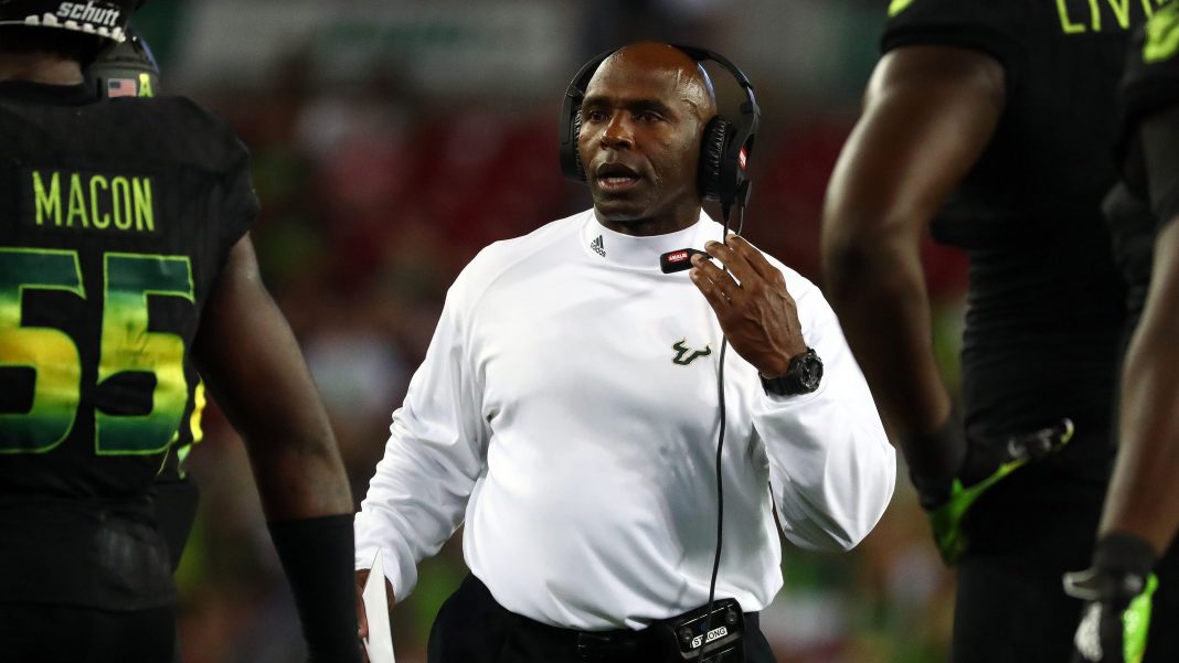 USF coach, Charlie Strong, fired after 4-8 season