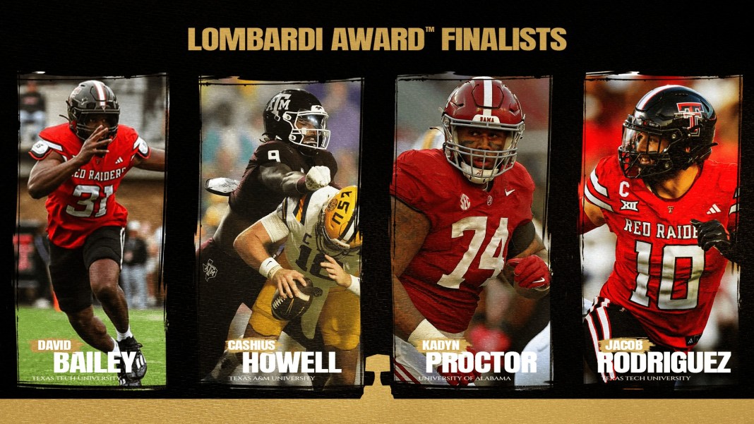 2025 Lombardi Award™ Finalists Announced