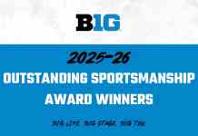 Outstanding Sportsmanship Award Winners Announced