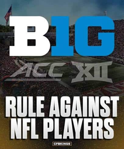 SEC and Big Ten Deny NFL Players College Return SEC and Big Ten Deny NFL Players College Return