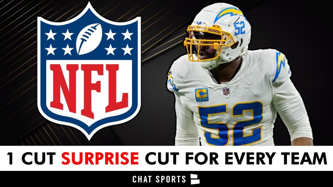 Most Surprising NFL Roster Cuts